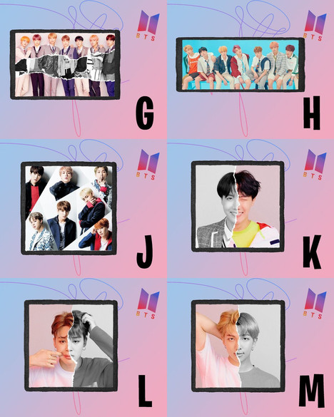  Naszywka BTS DUŻO WZORÓW