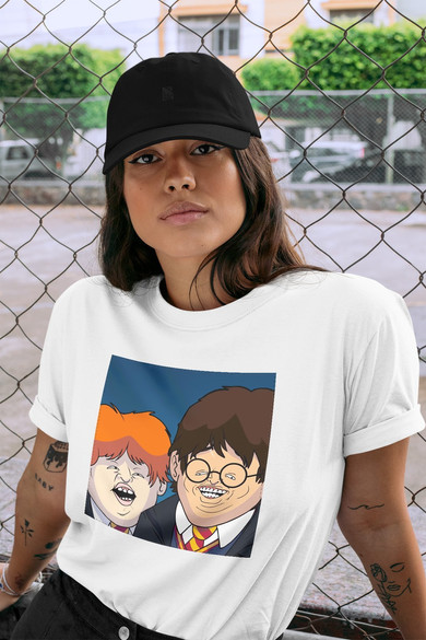 Koszulka z naszywką  Harry Potter parody