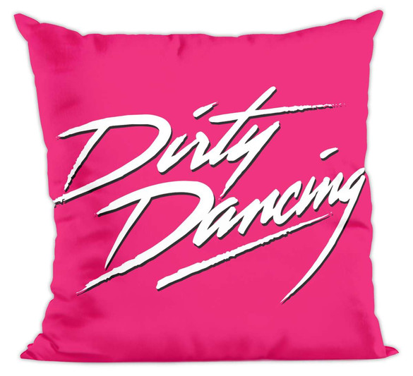 Poduszka Dirty Dancing logo pink