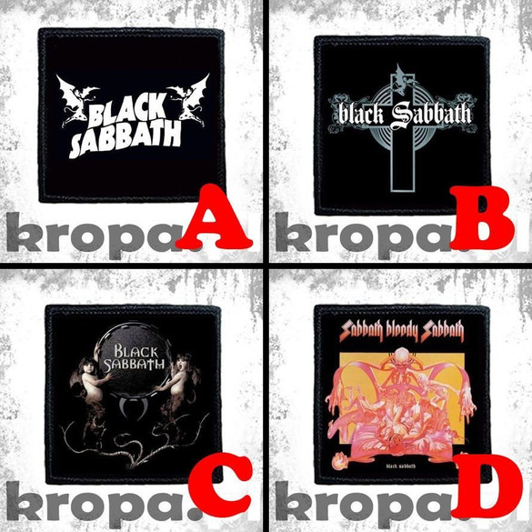 Naszywka BLACK SABBATH 10 x 10 cm Dużo Wzorów!
