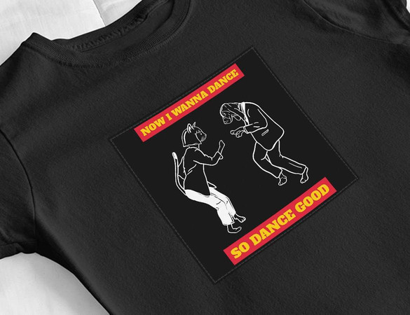 Bluzka damska z naszywką Now I Wanna Dance...