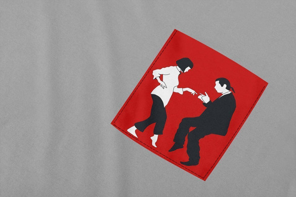 Koszulka z kieszonką PULP FICTION DANCE
