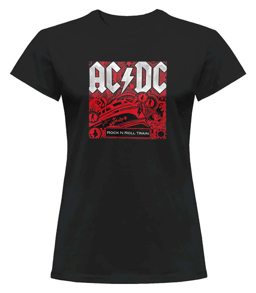 Bluzka damska z naszywką AC/DC...Train...