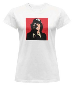 Bluzka damska z naszywką AC/DC Angus Young