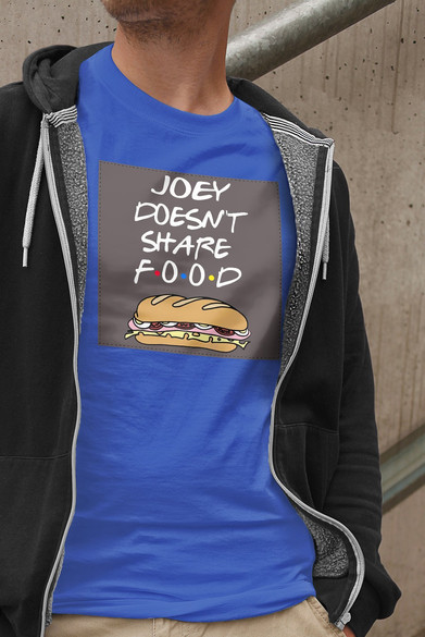 Koszulka z naszywką Friends food