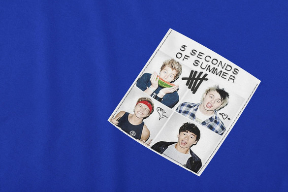 Koszulka z kieszonką 5 SECONDS