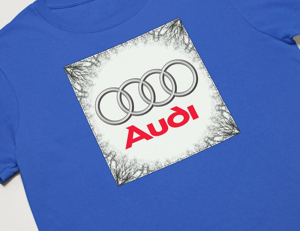 Koszulka z naszywką Audi 02