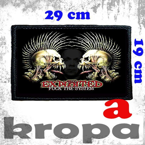Naszywka duża na ubranie THE EXPLOITED