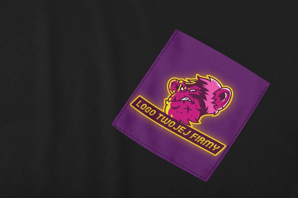 Koszulka z kieszonką z własnym nadrukiem