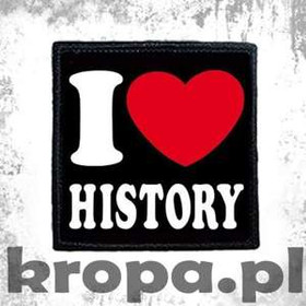 Naszywka  I LOVE HISTORY 02