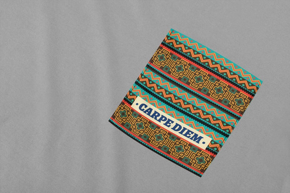 Koszulka z kieszonką CARPE DIEM