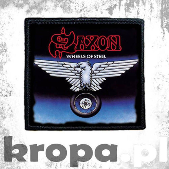 Naszywka SAXON - WHEELS OF STEEL