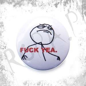 Przypinka FUCK YEA