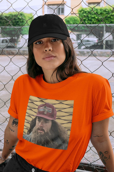 Koszulka z naszywką Forrest Gump beard