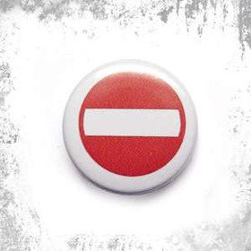 Przypinka ZAKAZ WJAZDU