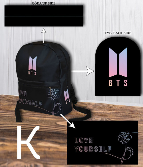 Plecak Szkolny BTS Wzory! FullPrint!