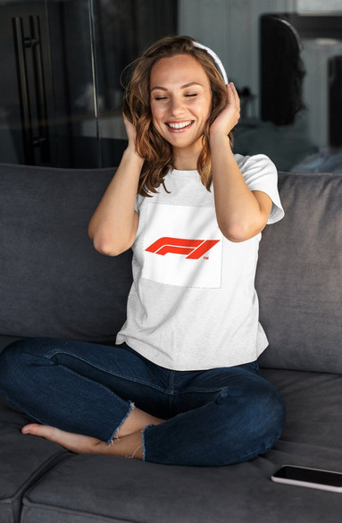 Bluzka damska z naszywką F1 log