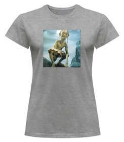 Bluzka damska z naszywką Gollum (Smeagol)