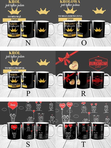 Kubek na walentynki+ IMIĘ GRATIS, PREZENT