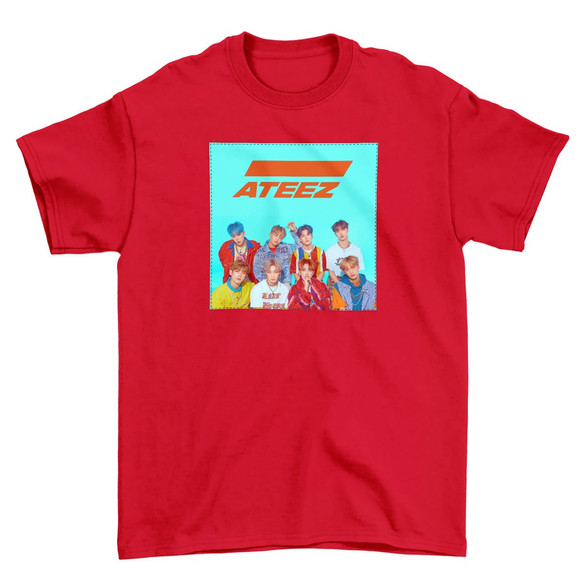 Koszulka z naszywką ATEEZ  band