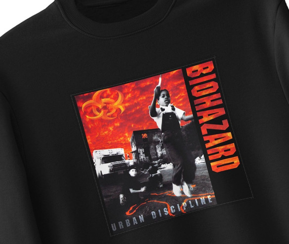 Bluza z naszywką Biohazard  01