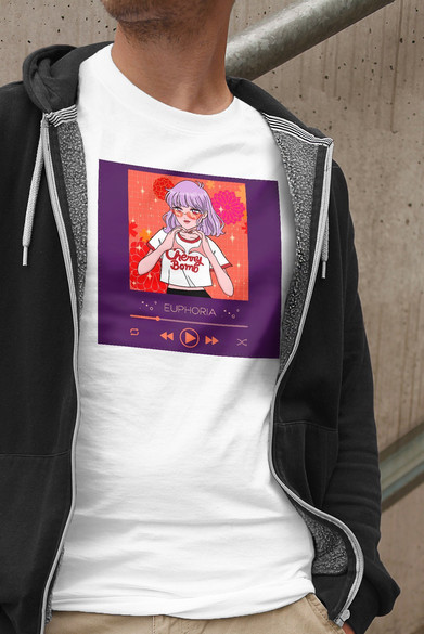Koszulka z naszywką Euphoria