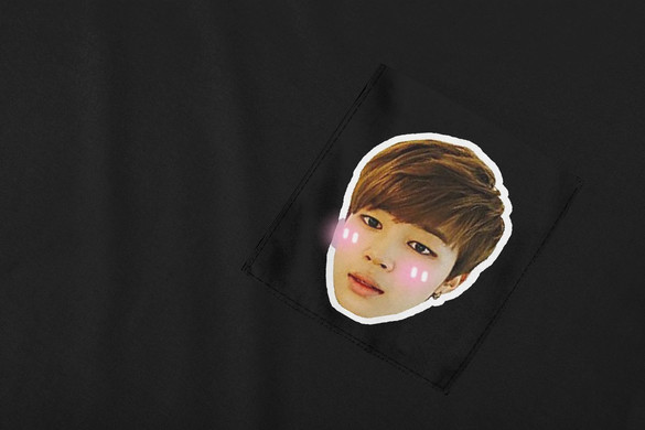 Koszulka z kieszonką BTS JUNGKOOK