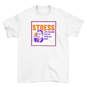 Koszulka z naszywką STRESS