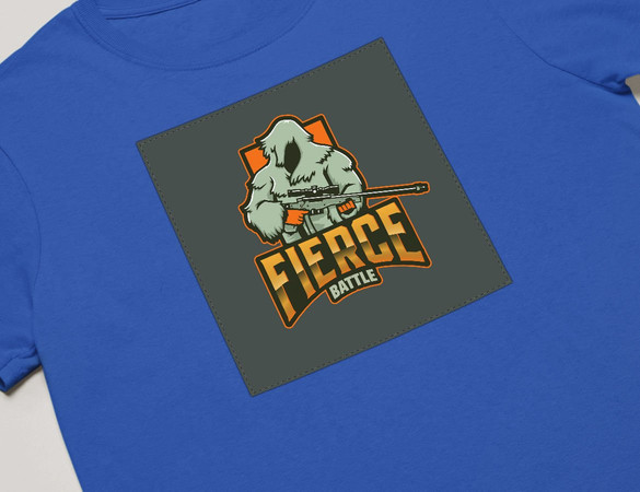 Koszulka z naszywką  FIERCE BATTLE