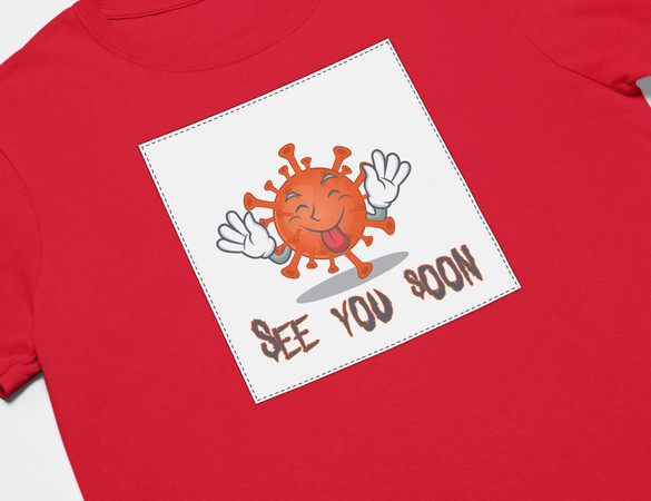 Koszulka z naszywką See You Soon