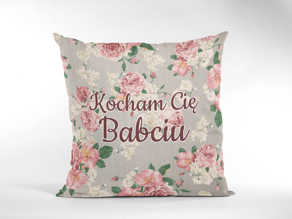 Poduszka na Dzień Babci. Magnes i Imię GRATIS!
