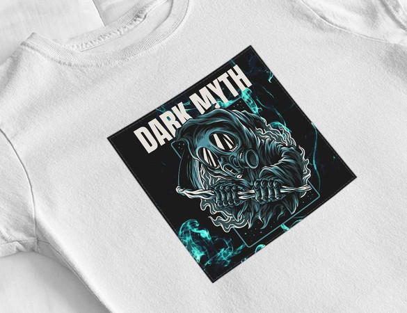 Bluzka damska z naszywką DARK MYTH