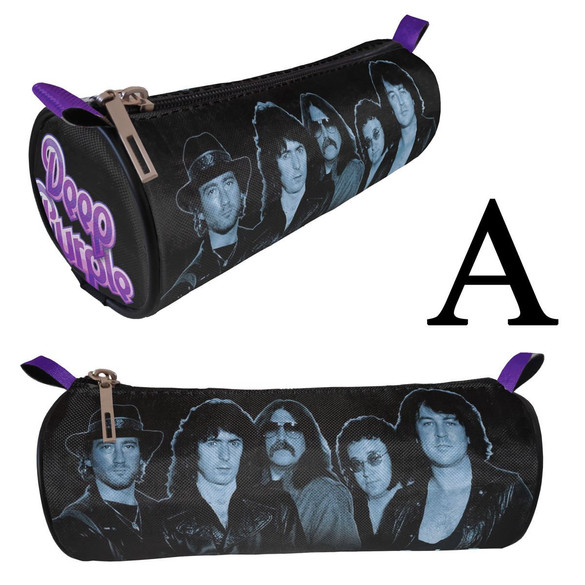 DEEP PURPLE Piórnik szkolny tuba WZORY