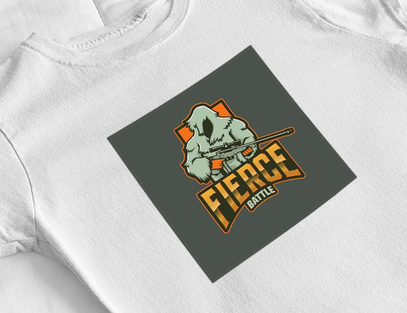 Bluzka damska z naszywką FIERCE BATTLE