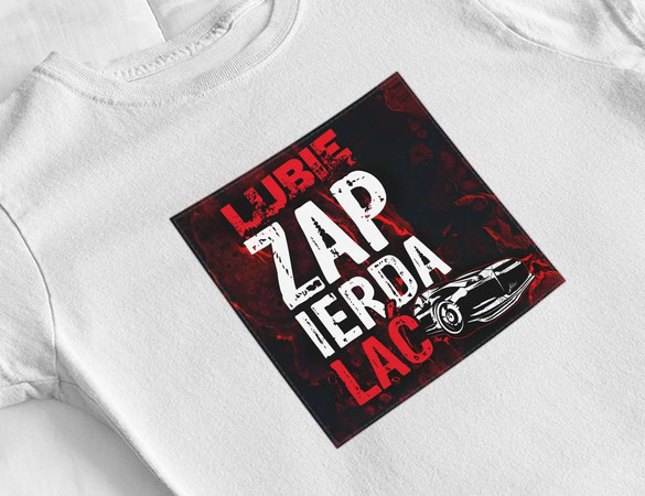 Bluzka damska z naszywką Lubię zapierd..lać 04