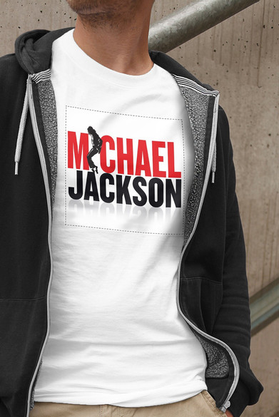 Koszulka z naszywką Michael Jackson 03