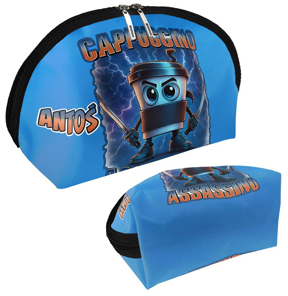 Kosmetyczka Italian Brainrot Cappuccino Assassino z piorunami