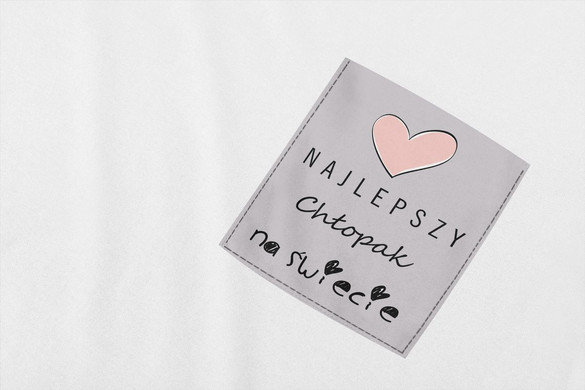 Koszulka z kieszonką NAJLEPSZY CHŁOPAK