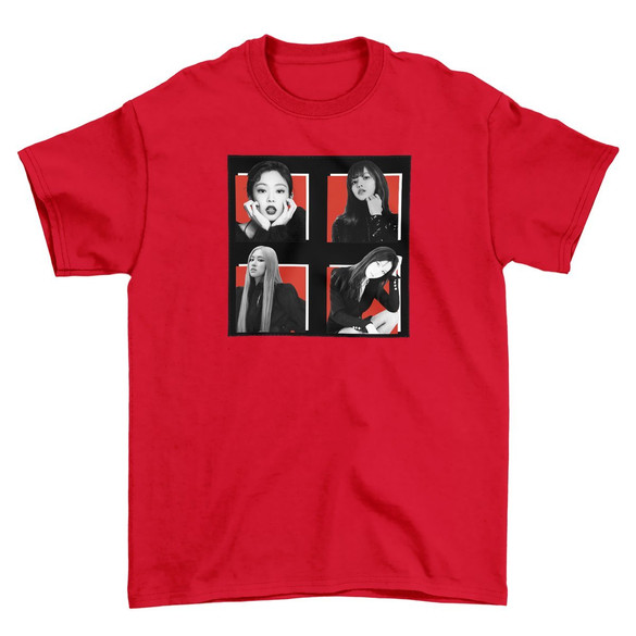 Koszulka z naszywką BlackPink Squad