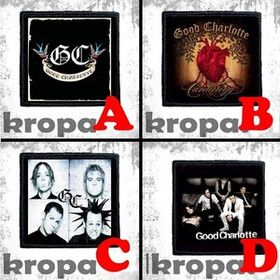 Naszywka GOOD CHARLOTTE 8 X 8 cm Dużo Wzorów!