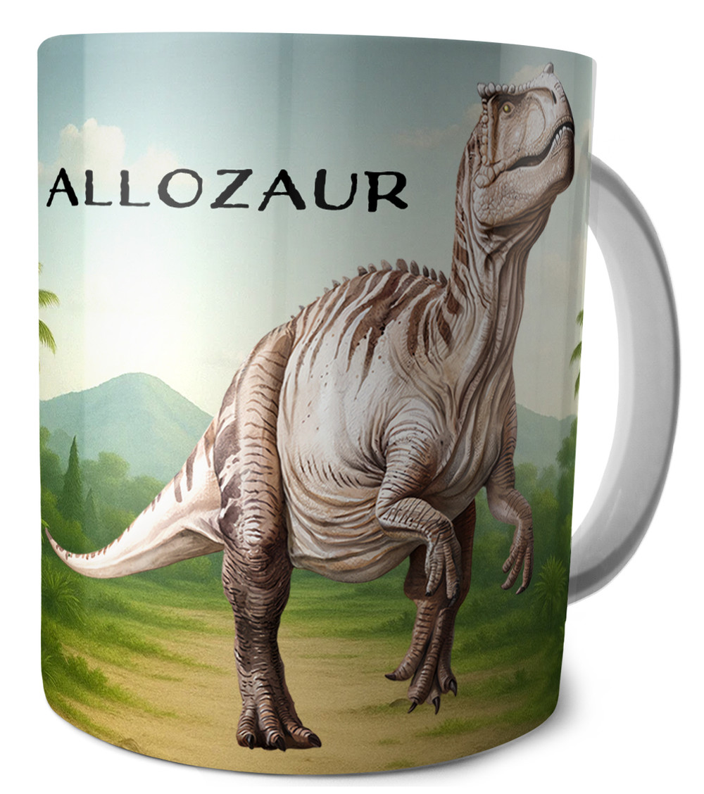 Kubek Dinozaury Allozaur z dowolnym imieniem