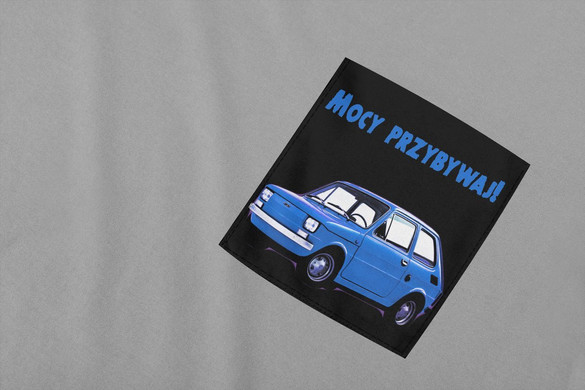 Koszulka z kieszonką MOCY PRZYBYWAJ!