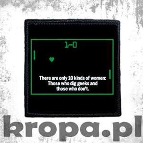 Naszywka THERE ARE ONLY 10 KINDS...