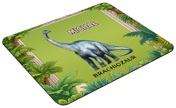 Podkładka Dinozaury Brachiozaur z imieniem dziecka 60x40cm