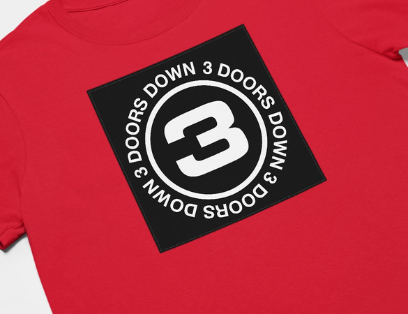 Koszulka z naszywką 3 Doors Down