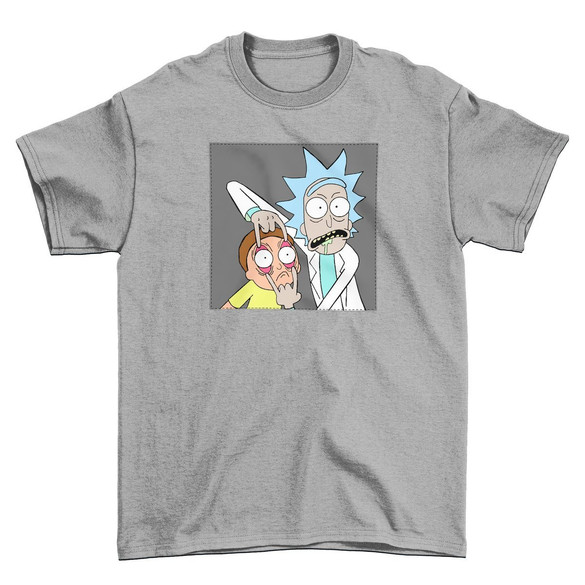 Koszulka z naszywką Rick and Morty 01