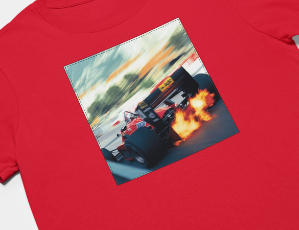 Koszulka z naszywką F1 car