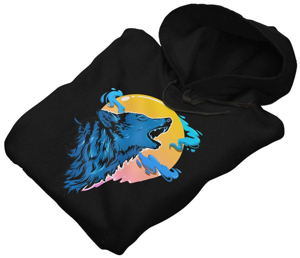 Bluza WILK KSIĘŻYC WOLF MOON ARTYSTYCZNY