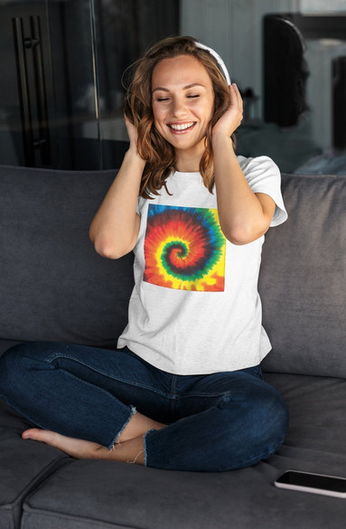 Bluzka damska z naszywką Colourful 02