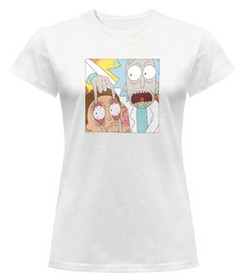 Bluzka damska z naszywką Rick and Morty 04
